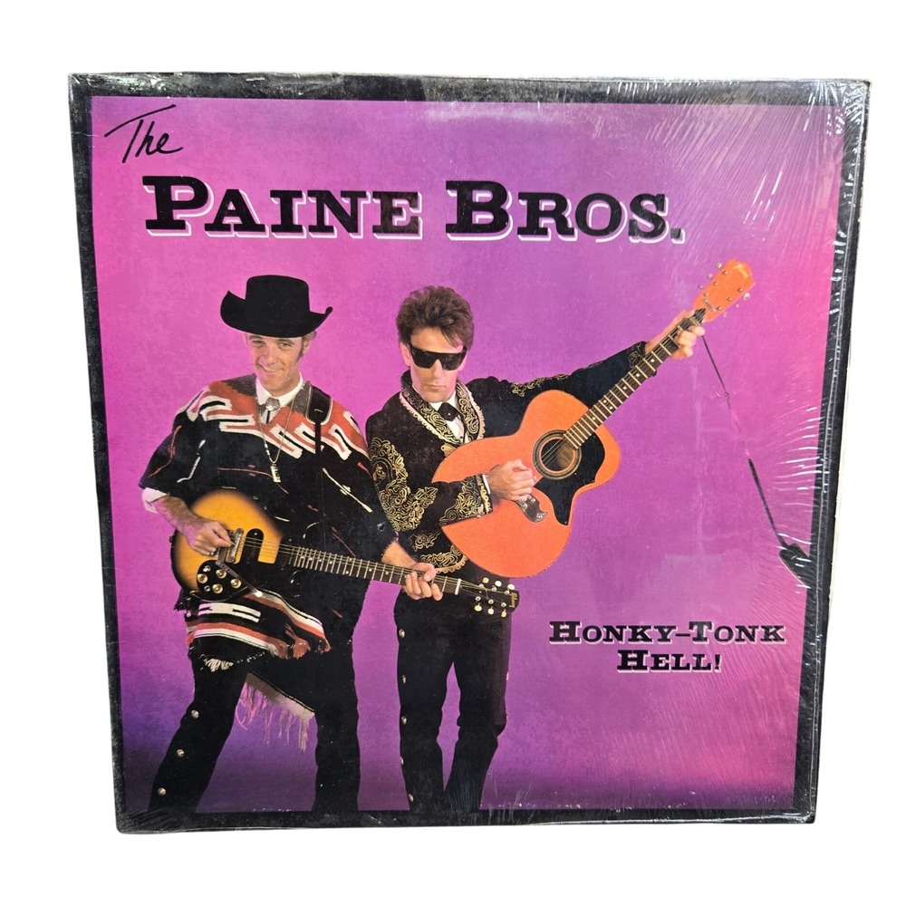 The Paine Bros Honky-Tonk Hell Vinyl LP Victory Records In Shrink Record Tested